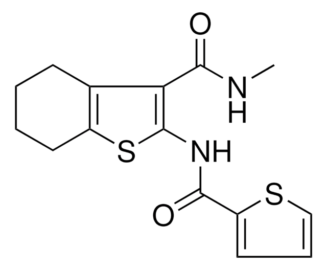 N-METHYL-2-[(2-THIENYLCARBONYL)AMINO]-4,5,6,7-TETRAHYDRO-1-BENZOTHIOPHENE-3-CARBOXAMIDE AldrichCPR