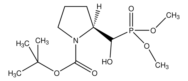 Hydroxy-[N-t-BOC-(2S)-pyrrolidinyl]methyl] dimethyl phosphonate AldrichCPR