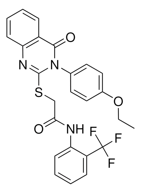 2-{[3-(4-ETHOXYPHENYL)-4-OXO-3,4-DIHYDRO-2-QUINAZOLINYL]SULFANYL}-N-[2-(TRIFLUOROMETHYL)PHENYL]ACETAMIDE AldrichCPR