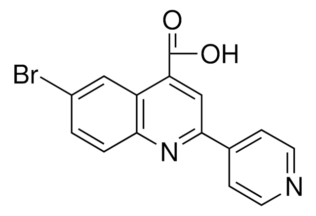 6-BROMO-2-PYRIDIN-4-YL-QUINOLINE-4-CARBOXYLIC ACID AldrichCPR