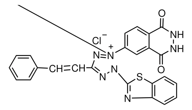 2-(2&#8242;-Benzothiazolyl)-5-styryl-3-(4&#8242;-phthalhydrazidyl)tetrazolium chloride 90-95%