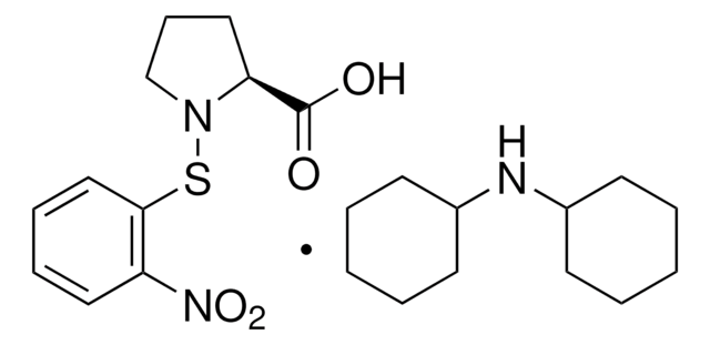 N-(2-Nitrophenylsulfenyl)-L-proline (dicyclohexylammonium) salt crystalline