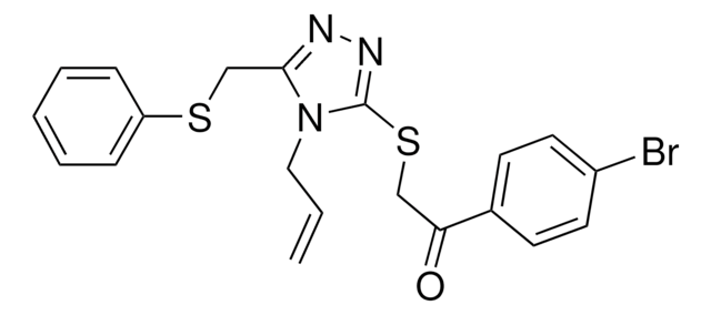 2-((4-ALLYL-5-((PHENYLTHIO)ME)-4H-1,2,4-TRIAZOL-3-YL)THIO)-1-(4-BR-PH)ETHANONE AldrichCPR