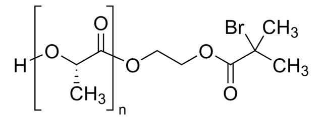 Poly(L-lactide), 2-bromoisobutyryl terminated average Mn 10,000, PDI &#8804;1.1