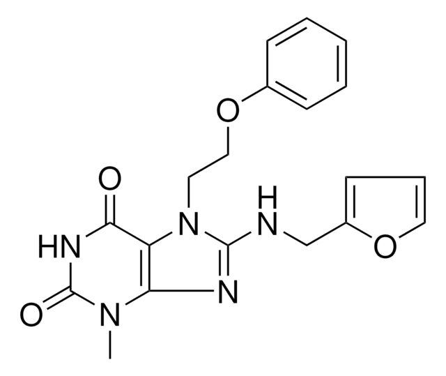 8-((2-FURYLMETHYL)AMINO)-3-ME-7-(2-PHENOXYETHYL)-3,7-DIHYDRO-1H-PURINE-2,6-DIONE AldrichCPR