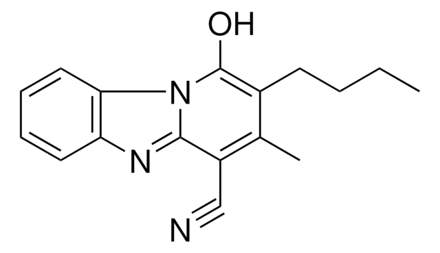 2-BUTYL-1-HYDROXY-3-METHYLPYRIDO(1,2-A)BENZIMIDAZOLE-4-CARBONITRILE AldrichCPR