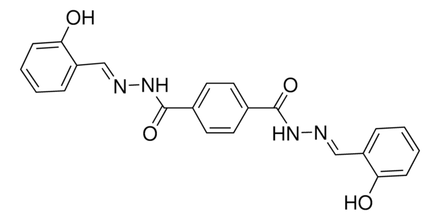 N&#8242;(1),N&#8242;(4)-bis[(E)-(2-Hydroxyphenyl)methylidene]terephthalohydrazide AldrichCPR