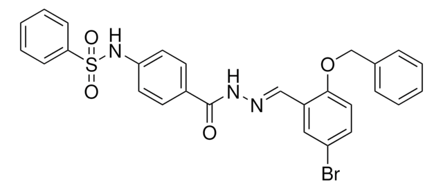 N-(4-((2-(2-(BENZYLOXY)5-BR-BENZYLIDENE)HYDRAZINO)CARBONYL)PH)BENZENESULFONAMIDE AldrichCPR