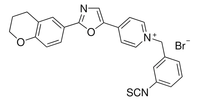 1-(3-Isothiocyanatobenzyl)-4-[2-(3,4-dihydro-2H-1-benzopyran-6-yl)-5-oxazolyl]pyridinium bromide BioReagent, suitable for fluorescence, &#8805;90% (HPCE)