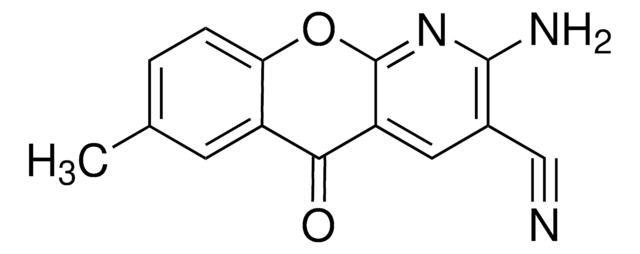 2-Amino-7-methyl-5-oxo-5H-[1]benzopyrano[2,3-b]pyridine-3-carbonitrile AldrichCPR