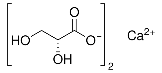 D-(+)-Glyceric acid hemicalcium salt 99.9% (GC), crystalline