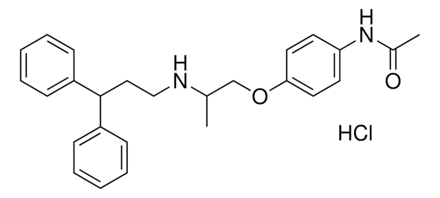 N-(4-(2-((3,3-DIPHENYLPROPYL)AMINO)PROPOXY)PHENYL)ACETAMIDE HYDROCHLORIDE AldrichCPR