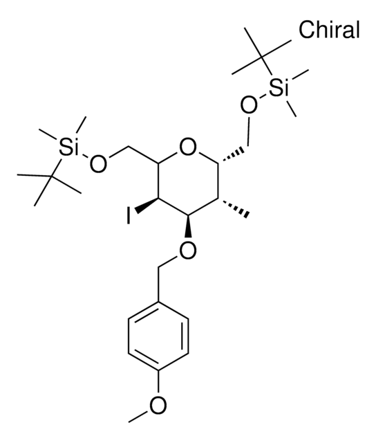 2,6-ANHYDRO-1,7-BIS-O-[TERT-BUTYL(DIMETHYL)SILYL]-3,5-DIDEOXY-5-IODO-4-O-(4-METHOXYBENZYL)-3-METHYL-L-GLUCO-HEPTITOL AldrichCPR