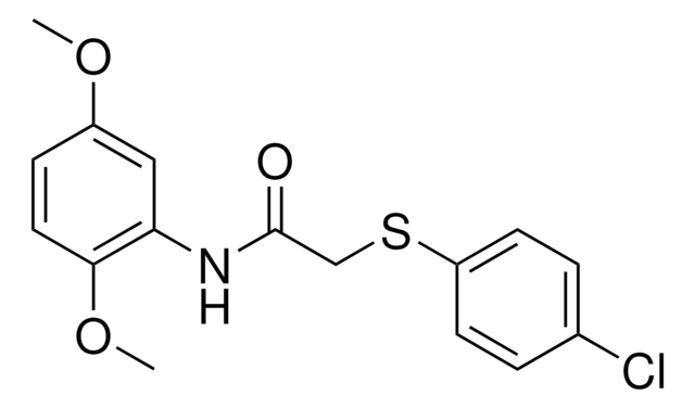 2-((4-CHLOROPHENYL)THIO)-N-(2,5-DIMETHOXYPHENYL)ACETAMIDE AldrichCPR