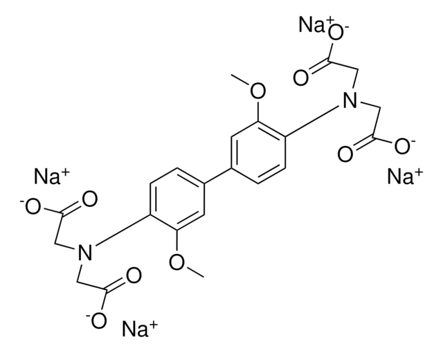 3,3'-DIMETHOXYBENZIDINE-N,N,N',N'-TETRAACETIC ACID, TETRASODIUM SALT AldrichCPR