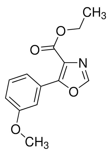 Ethyl 5-(3-methoxyphenyl)-1,3-oxazole-4-carboxylate AldrichCPR