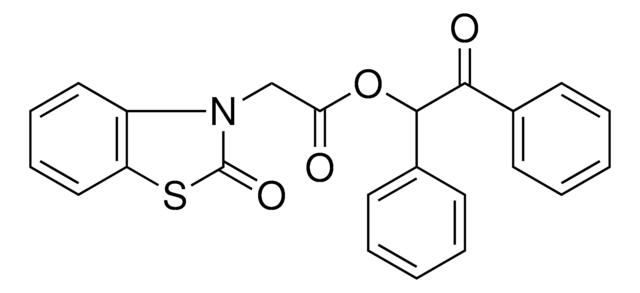 (2-OXO-BENZOTHIAZOL-3-YL)-ACETIC ACID 2-OXO-1,2-DIPHENYL-ETHYL ESTER AldrichCPR