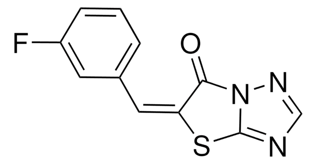 5-(3-FLUOROBENZYLIDENE)(1,3)THIAZOLO(3,2-B)(1,2,4)TRIAZOL-6(5H)-ONE AldrichCPR