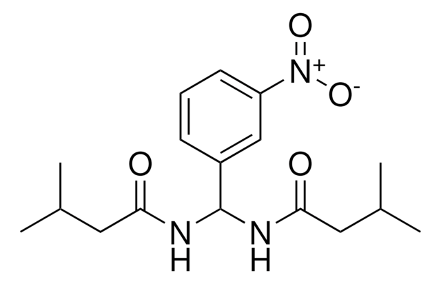 3-METHYL-N-(((3-METHYLBUTANOYL)AMINO)(3-NITROPHENYL)METHYL)BUTANAMIDE AldrichCPR