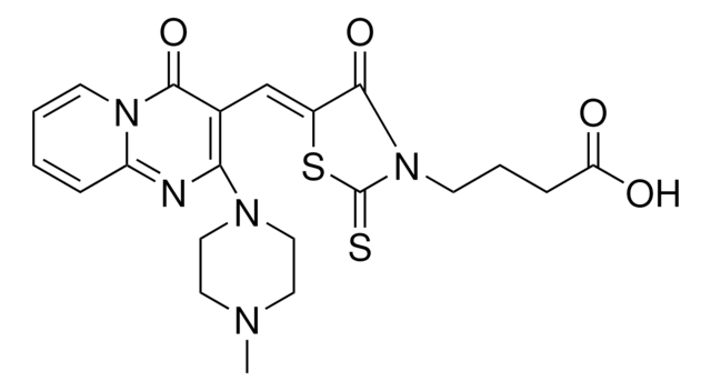 4-((5Z)-5-{[2-(4-METHYL-1-PIPERAZINYL)-4-OXO-4H-PYRIDO[1,2-A]PYRIMIDIN-3-YL]METHYLENE}-4-OXO-2-THIOXO-1,3-THIAZOLIDIN-3-YL)BUTANOIC ACID AldrichCPR