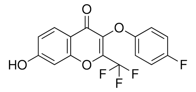 3-(4-FLUOROPHENOXY)-7-HYDROXY-2-(TRIFLUOROMETHYL)-4H-CHROMEN-4-ONE AldrichCPR