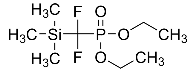 Diethyl [difluoro(trimethylsilyl)methyl]phosphonate &#8805;85.0% (H-NMR)