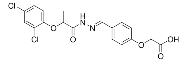 (4-(2-(2-(2,4-DICHLOROPHENOXY)PROPANOYL)CARBOHYDRAZONOYL)PHENOXY)ACETIC ACID AldrichCPR