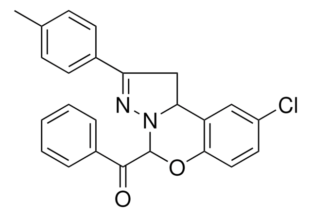 [9-CHLORO-2-(4-METHYLPHENYL)-1,10B-DIHYDROPYRAZOLO[1,5-C][1,3]BENZOXAZIN-5-YL](PHENYL)METHANONE AldrichCPR