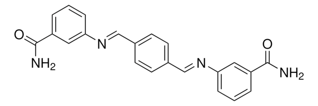 3-({(E)-[4-((E)-{[3-(AMINOCARBONYL)PHENYL]IMINO}METHYL)PHENYL]METHYLIDENE}AMINO)BENZAMIDE AldrichCPR