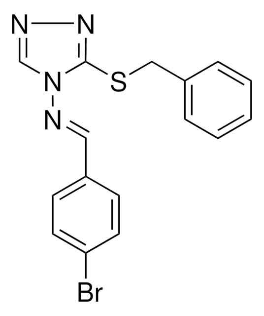 (3-BENZYLSULFANYL-(1,2,4)TRIAZOL-4-YL)-(4-BROMO-BENZYLIDENE)-AMINE AldrichCPR