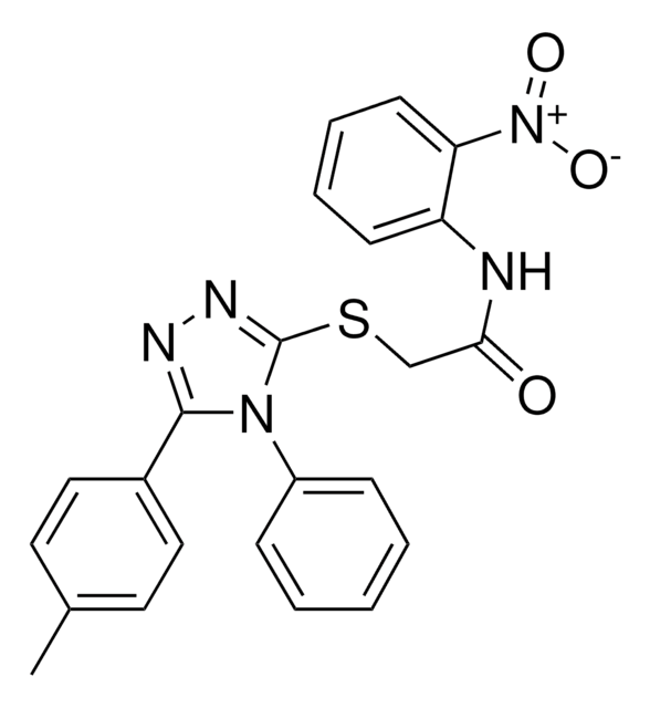 2-{[5-(4-METHYLPHENYL)-4-PHENYL-4H-1,2,4-TRIAZOL-3-YL]SULFANYL}-N-(2-NITROPHENYL)ACETAMIDE AldrichCPR