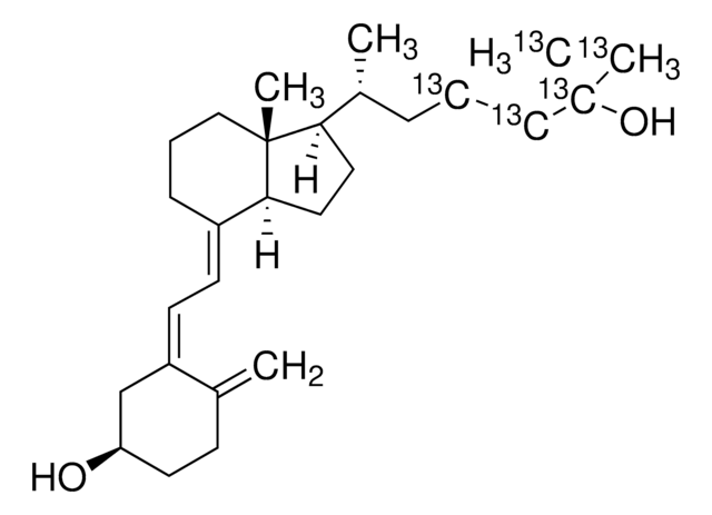 3-epi-25-hydroxyvitamin D3-(23,24,25,26,27-13C5) solution 100&#160;&#956;g/mL in ethanol, &#8805;98 atom % 13C, &#8805;95% (CP)