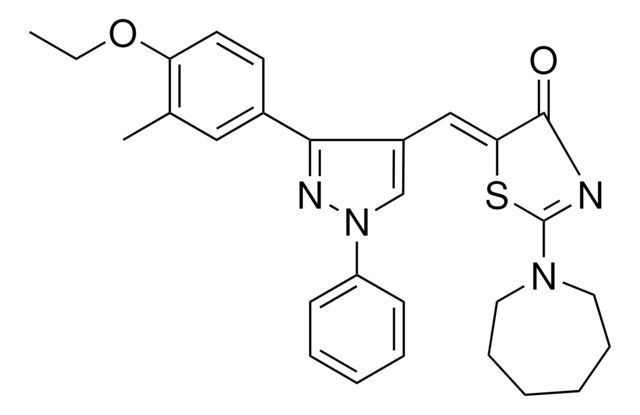 (5Z)-2-(1-AZEPANYL)-5-{[3-(4-ETHOXY-3-METHYLPHENYL)-1-PHENYL-1H-PYRAZOL-4-YL]METHYLENE}-1,3-THIAZOL-4(5H)-ONE AldrichCPR