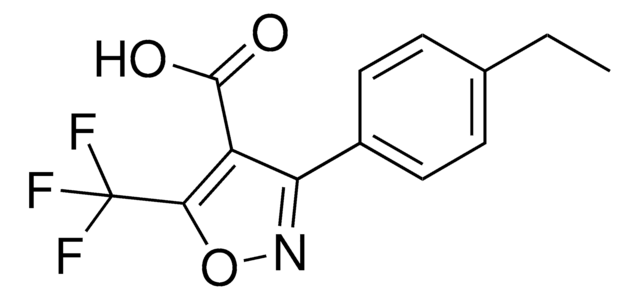 3-(4-Ethylphenyl)-5-(trifluoromethyl)isoxazole-4-carboxylic acid AldrichCPR