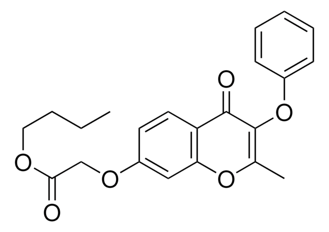 (2-METHYL-4-OXO-3-PHENOXY-4H-CHROMEN-7-YLOXY)-ACETIC ACID BUTYL ESTER AldrichCPR