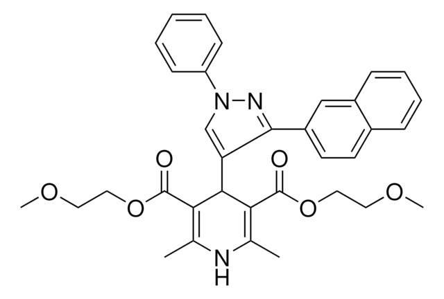 BIS(2-METHOXYETHYL) 2,6-DIMETHYL-4-[3-(2-NAPHTHYL)-1-PHENYL-1H-PYRAZOL-4-YL]-1,4-DIHYDRO-3,5-PYRIDINEDICARBOXYLATE AldrichCPR