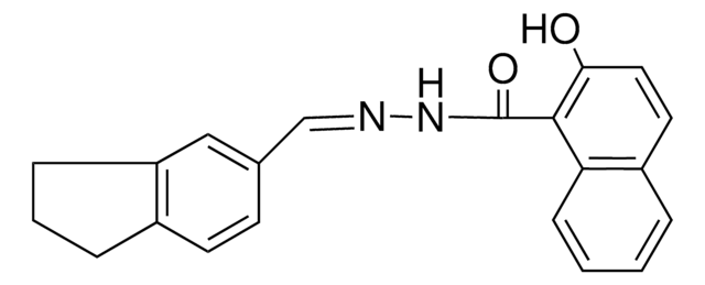 3-HYDROXY-2-NAPHTHOIC ACID (5-INDANYLMETHYLENE)-HYDRAZIDE AldrichCPR