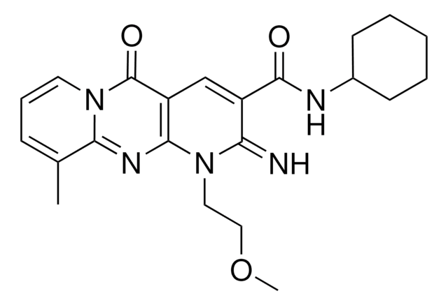 N-CYCLOHEXYL-2-IMINO-1-(2-METHOXYETHYL)-10-METHYL-5-OXO-1,5-DIHYDRO-2H-DIPYRIDO[1,2-A:2,3-D]PYRIMIDINE-3-CARBOXAMIDE AldrichCPR