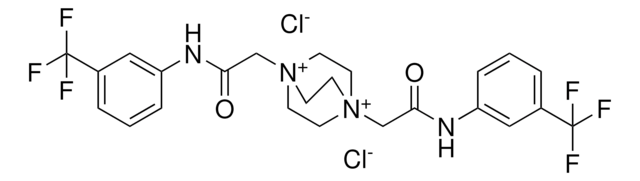 1,4-BIS{2-OXO-2-[3-(TRIFLUOROMETHYL)ANILINO]ETHYL}-1,4-DIAZONIABICYCLO[2.2.2]OCTANE DICHLORIDE AldrichCPR