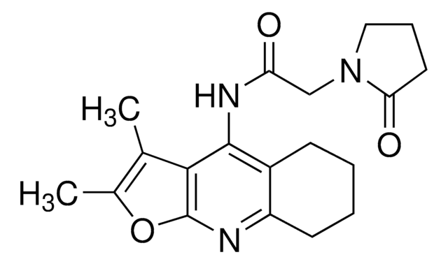 N-(2,3-Dimethyl-5,6,7,8-tetrahydrofuro[2,3-b]quinolin-4-yl)-2-(2-oxo-1-pyrrolidinyl)acetamide