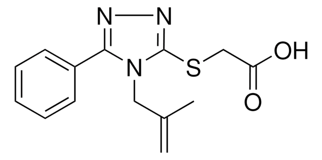 (4-(2-METHYL-ALLYL)-5-PHENYL-4H-(1,2,4)TRIAZOL-3-YLSULFANYL)-ACETIC ACID AldrichCPR