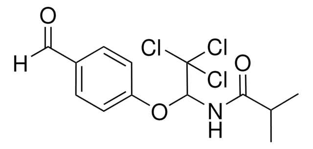 2-METHYL-N-(2,2,2-TRICHLORO-1-(4-FORMYLPHENOXY)ETHYL)PROPANAMIDE AldrichCPR