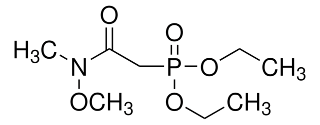 Diethyl (N-methoxy-N-methylcarbamoylmethyl)phosphonate 96%