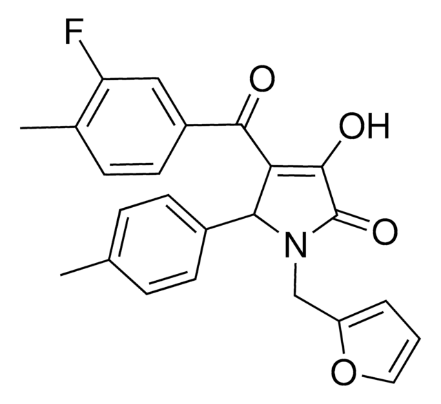 4-(3-FLUORO-4-METHYLBENZOYL)-1-(2-FURYLMETHYL)-3-HYDROXY-5-(4-METHYLPHENYL)-1,5-DIHYDRO-2H-PYRROL-2-ONE AldrichCPR