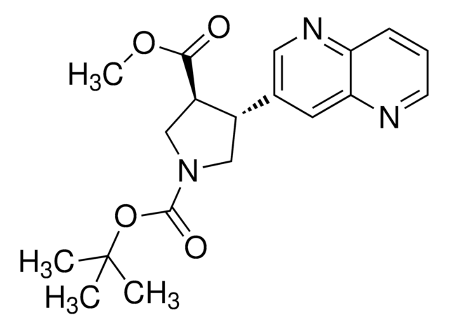 (rac)-trans-1-tert-Butyl 3-methyl 4-(1,5-naphthyridin-3-yl)pyrrolidine-1,3-dicarboxylate AldrichCPR