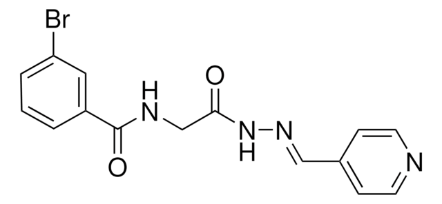 3-BROMO-N-(2-OXO-2-(2-(4-PYRIDINYLMETHYLENE)HYDRAZINO)ETHYL)BENZAMIDE AldrichCPR