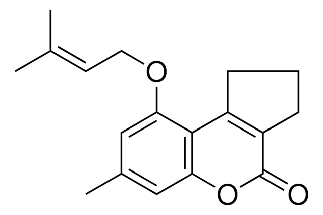 7-METHYL-9-((3-METHYL-2-BUTENYL)OXY)-2,3-DIHYDROCYCLOPENTA(C)CHROMEN-4(1H)-ONE AldrichCPR