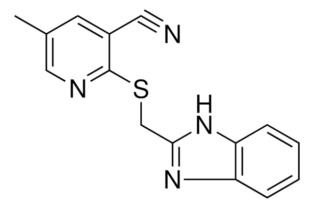 2-((1H-BENZIMIDAZOL-2-YLMETHYL)THIO)-5-METHYLNICOTINONITRILE AldrichCPR