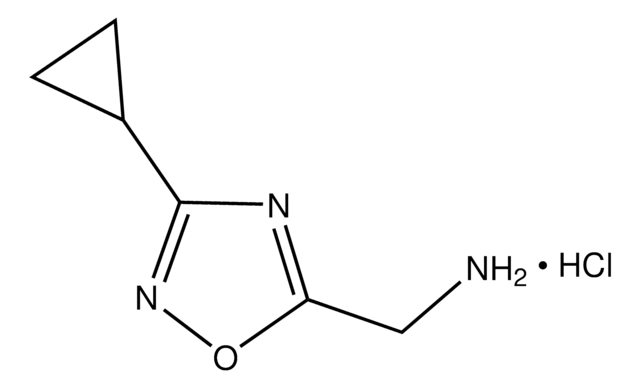 1-(3-Cyclopropyl-1,2,4-oxadiazol-5-yl)methanamine hydrochloride AldrichCPR