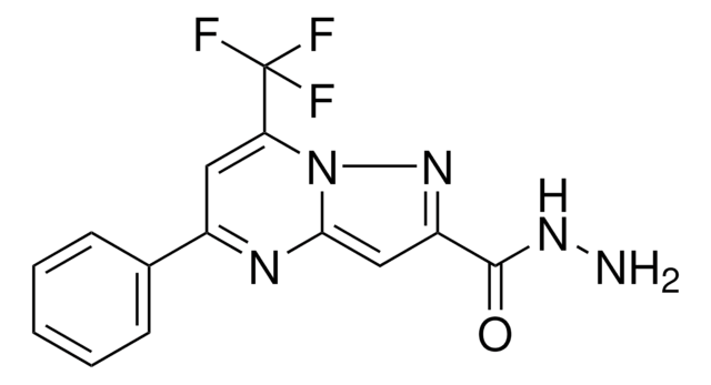 5-PHENYL-7-TRIFLUOROMETHYL-PYRAZOLO(1,5-A)PYRIMIDINE-2-CARBOXYLIC ACID HYDRAZIDE AldrichCPR